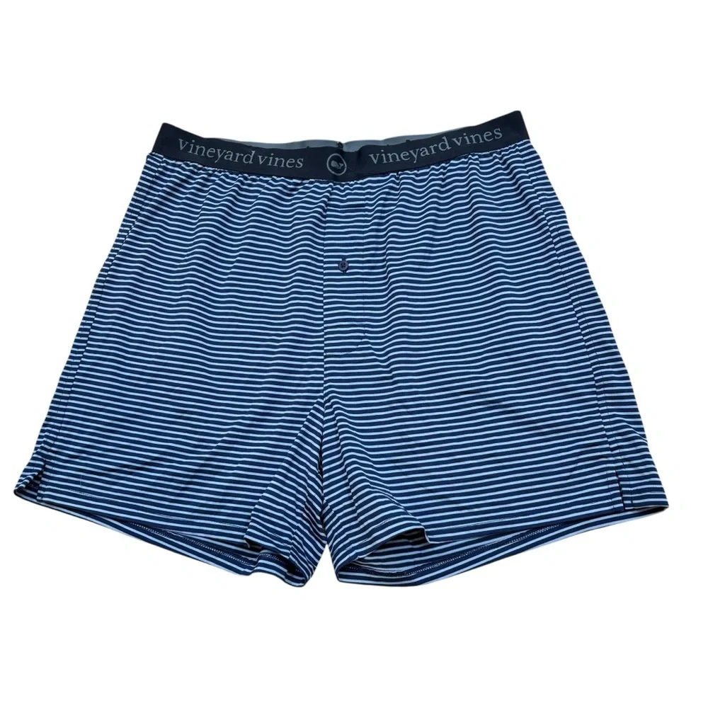Vineyard Vines‎ Men's Blue Sankaty Performance Boxer Brief Size Medium